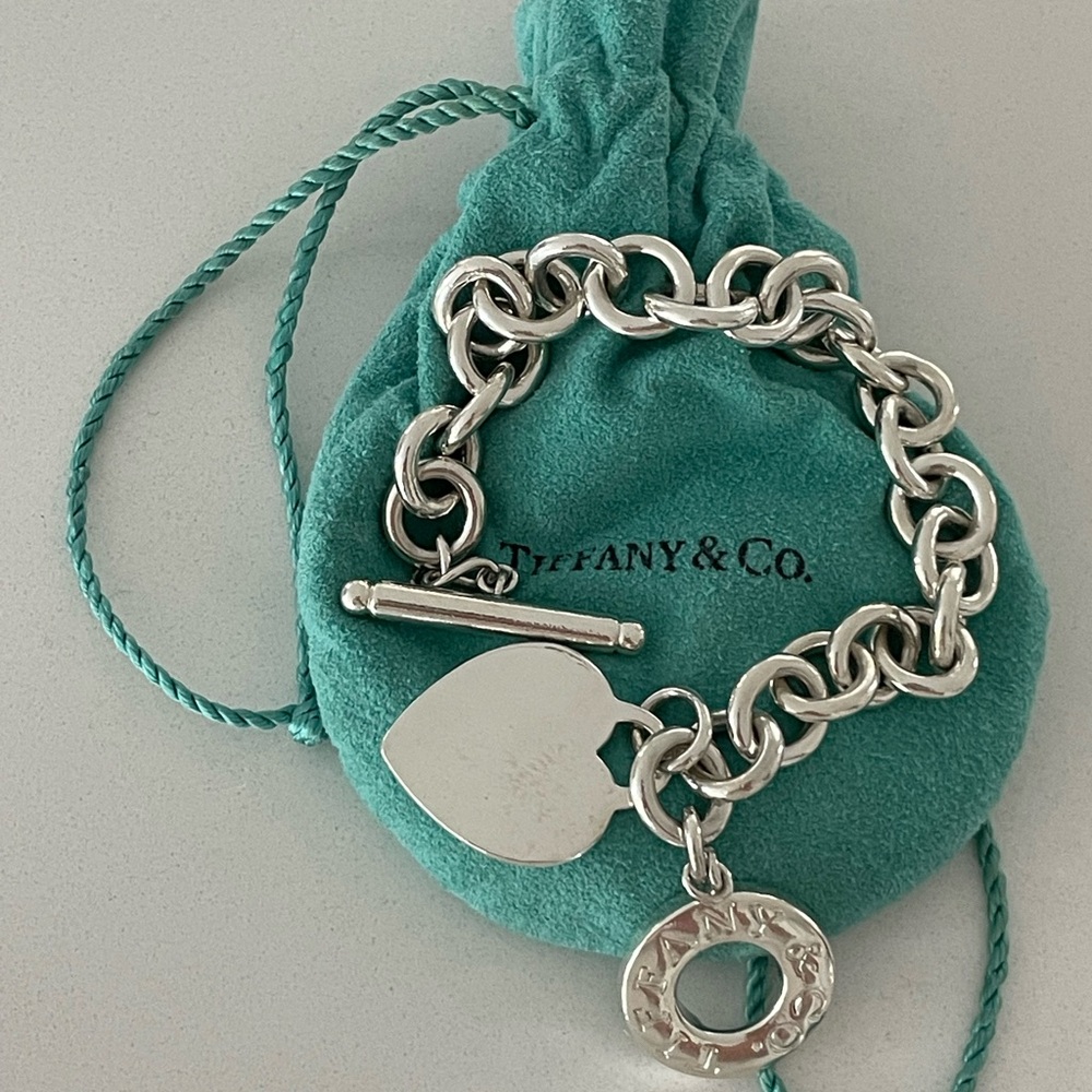 Tiffany & Co. Heart Tag Toggle Bracelet - Blank Heart